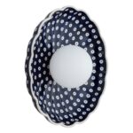 Kinkiet granatowy muszla Boll - ceramika Bolesławiec