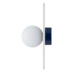 Kinkiet granatowy - plafon kula Boll - ceramika ręcznierobiona