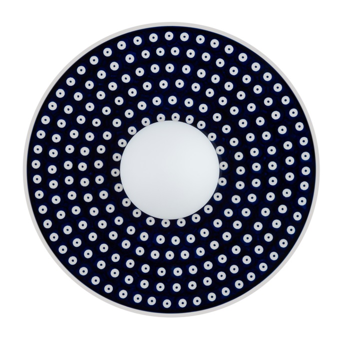 Kinkiet granatowy - plafon kula Boll