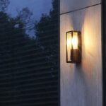 Kinkiet lampion Porto 50 I IP65 - czarny