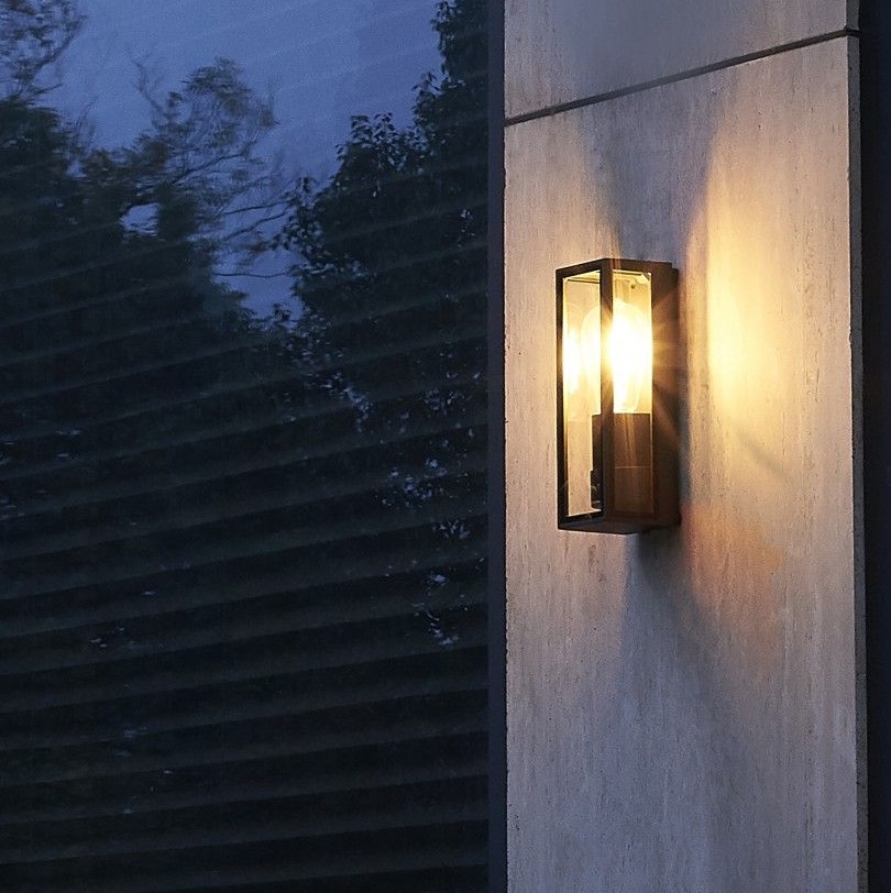Kinkiet lampion Porto 50 I IP65 - czarny