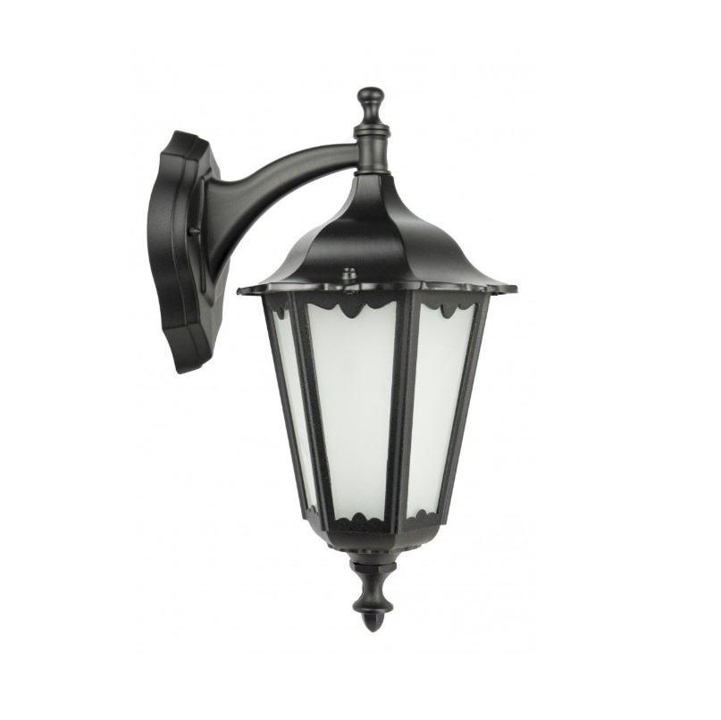 Klasyczny kinkiet Retro Classic K IP43 - czarny