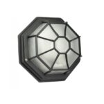 Klasyczny plafon Retro Classic K IP43 - czarny