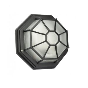 Klasyczny plafon Retro Classic K IP43 - czarny