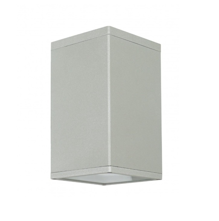 Kremowa lampa sufitowa zewnętrzna Adela IP54 E27 - kwadratowa