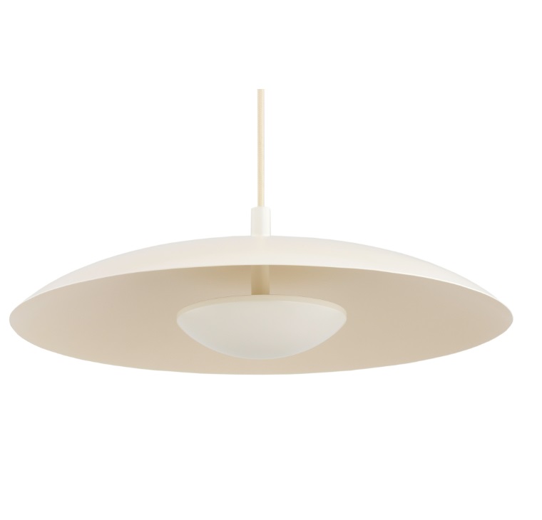 Kremowa lampa wisząca Bolton LED - efektowny design