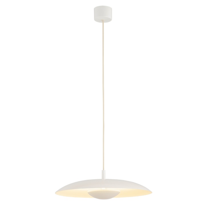 Kremowa lampa wisząca Bolton LED - nowoczesna