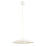 Kremowa płaska lampa wisząca Bolton LED - efektowny design