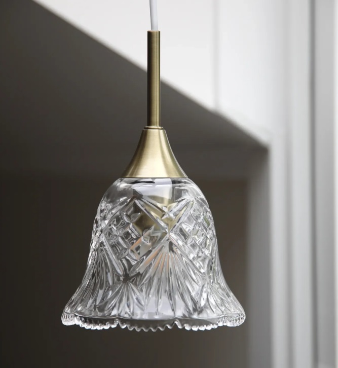 Kryształowa lampa wisząca Luna