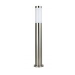 Lampa ogrodowa srebrna Inox ST65 IP44 - okrągła