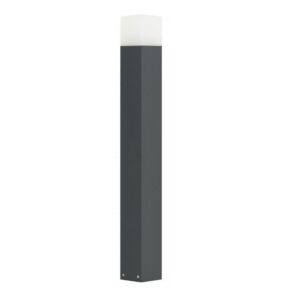 Lampa stojąca do ogrodu Cube 85 IP44 - popielata