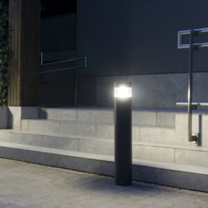 Lampa stojąca zewnętrzna Barel LED 100 23W - ciemnoszara IP65