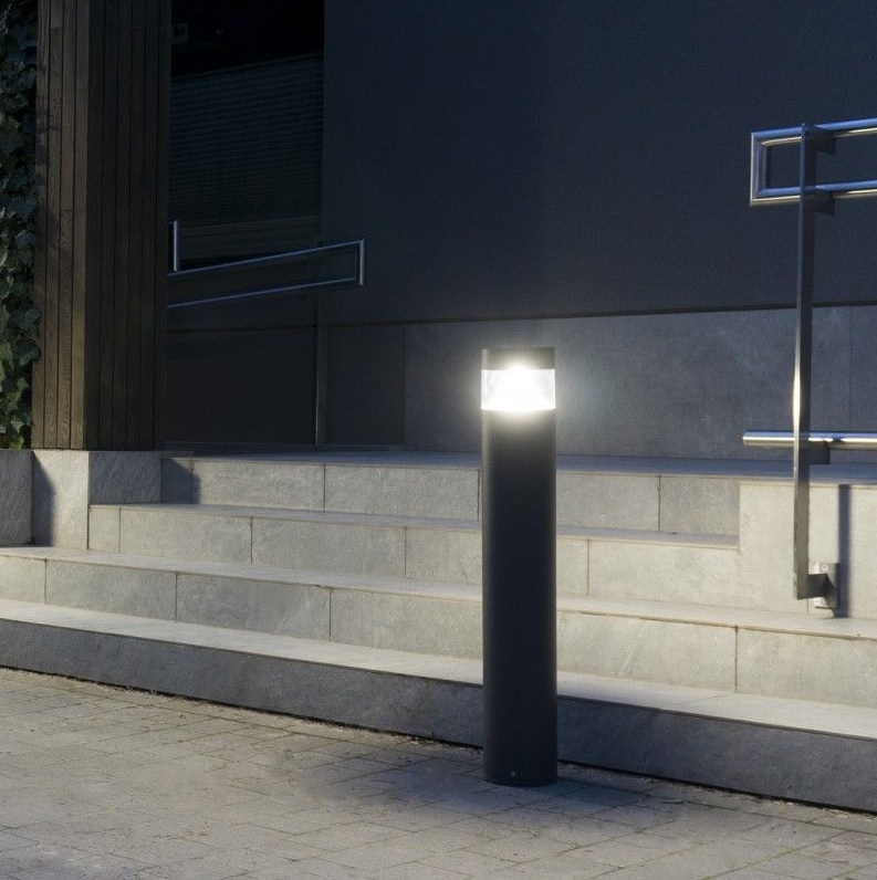 Lampa stojąca zewnętrzna Barel LED 100 23W - ciemnoszara IP65