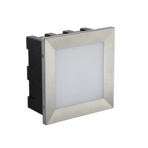 Lampa zewnętrzna do oświetlenia schodów Inox Mur LED - kwadratowa IP65
