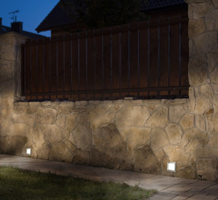 Lampa zewnętrzna do oświetlenia schodów Inox Mur LED