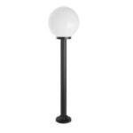 Lampa zewnętrzna stojąca Kula 130 - czarna IP43