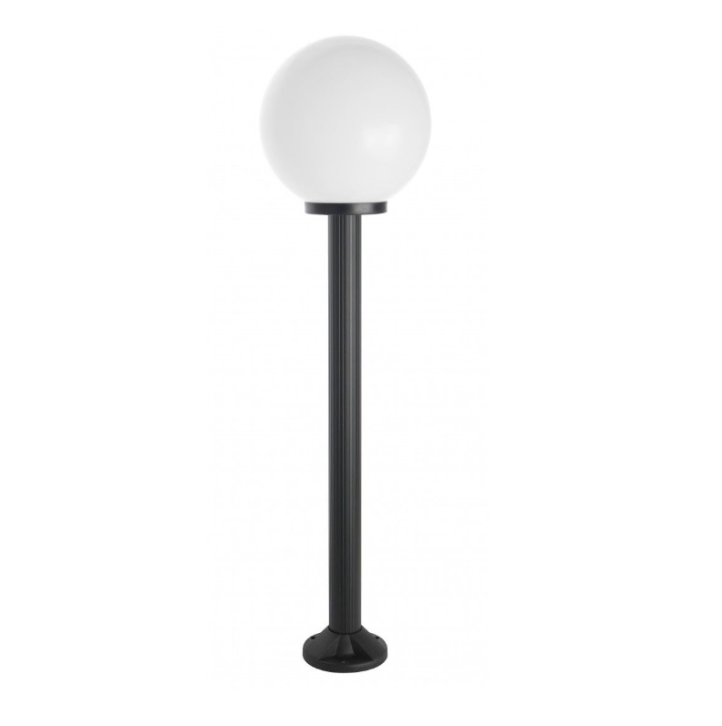 Lampa zewnętrzna stojąca Kula 130 - czarna IP43
