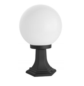 Lampka stojąca na murki i przejścia Kula Classic 25 IP43 - czarna 41cm