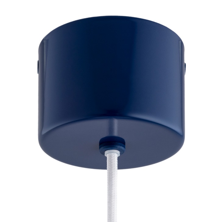 Niebieska lampa wisząca Boll - podsufitka