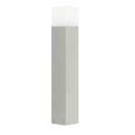 Nowoczesna lampa ogrodowa Cube 60 IP44 - aluminium