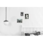 Nowoczesna lampa wisząca Kuul F - czarna