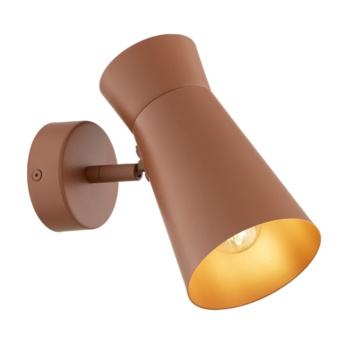 Nowoczesny kinkiet Lord terakota – regulowany Nowoczesny kinkiet Lord terakota - regulowany