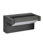 Nowoczesny kinkiet elewacyjny Rota LED IP54 - regulowany antracytowy