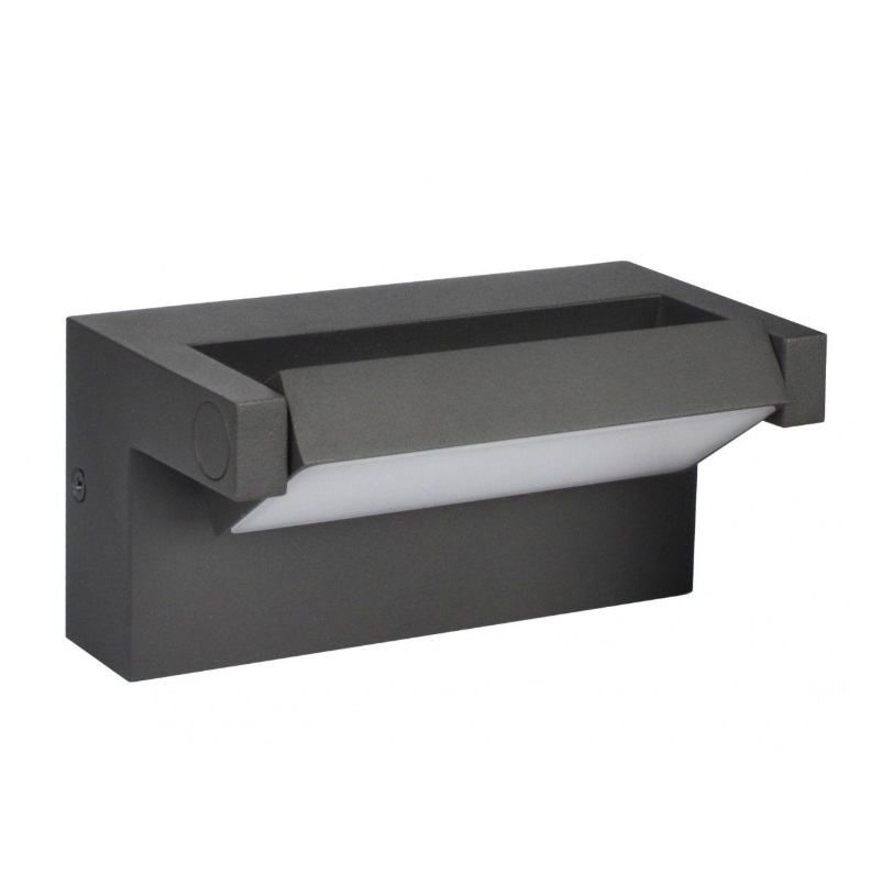 Nowoczesny kinkiet elewacyjny Rota LED IP54 - regulowany antracytowy