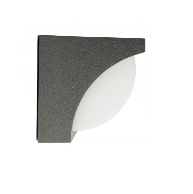 Nowoczesny kinkiet nad drzwi Mona LED IP65 - antracyt
