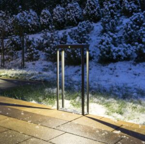 Nowoczesny słupek solarny Arma LED 50 - antracytowy IP65