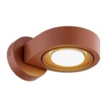 Obracany kinkiet Lotus - kolor teracotta