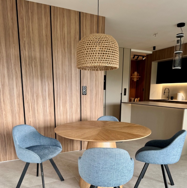 Rattanowa lampa wisząca boho nad stół Kanso 40 – naturalna Rattanowa lampa wisząca boho nad stół Kanso 40 - naturalna