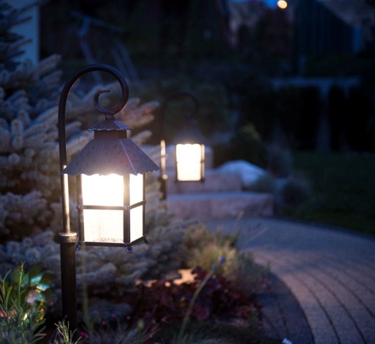 Stylowa lampa ogrodowa stojąca Cadiz - czarna IP43