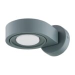 Szałwiowy kinkiet do sypialni Lotus - nowoczesny