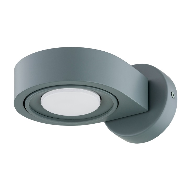 Szałwiowy kinkiet do sypialni Lotus – nowoczesny Szałwiowy kinkiet do sypialni Lotus - nowoczesny