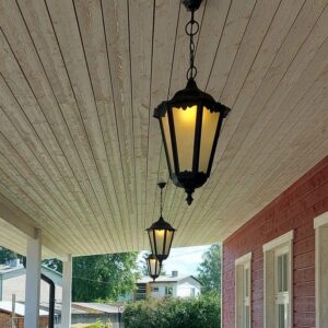 Wisząca lampa na taras Retro Maxi IP43 - klasyk