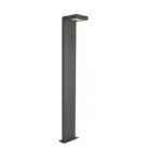 Zewnętrzna lampa stojąca Karo LED 80 - szara IP54