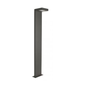 Zewnętrzna lampa stojąca Karo LED 80 - szara IP54