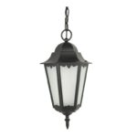 Zewnętrzna lampa wisząca Retro Classic II - czarna IP43