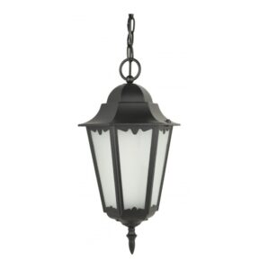 Zewnętrzna lampa wisząca Retro Classic II - czarna IP43