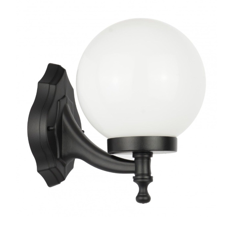 Zewnętrzny kinkiet Kula Classic IP43 - czarny