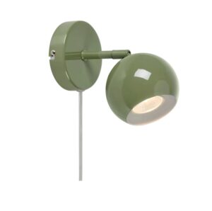 Zielony kinkiet kulka Pops - regulowany
