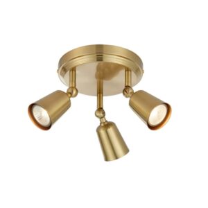 Złota klasyczna lampa sufitowa Tiny - regulowana