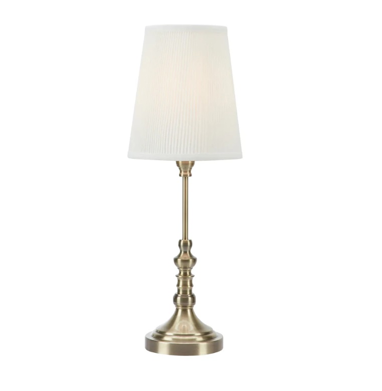 Złota lampka nocna do sypialni Noble 66 - klasyczna