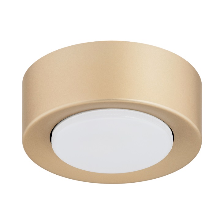 Złoty spocik sufitowy Elora LED GX53
