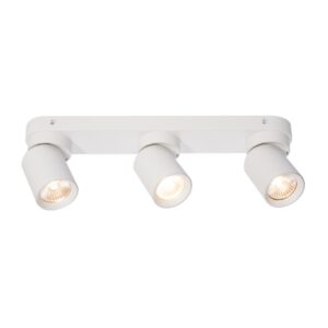 Biała lampa sufitowa Pointa 3 - podłużna