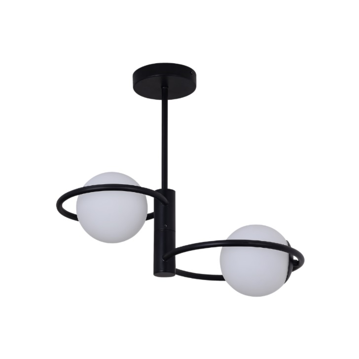 Czarny plafon sufitowy Dorado 2 - kule