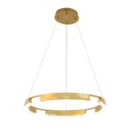 Elegancki żyrandol LED Tura 60 CCT - złoty 36W