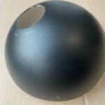 OUTLET - porysowane klosze! Czarny kinkiet z ruchomymi ramionami Nyxa 2 - skandynawski - 1