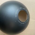 OUTLET - porysowane klosze! Czarny kinkiet z ruchomymi ramionami Nyxa 2 - skandynawski - 3